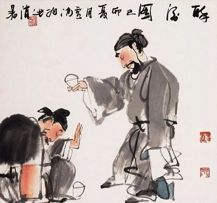 一组醉酒图，愿看淡世事沧桑(图13)