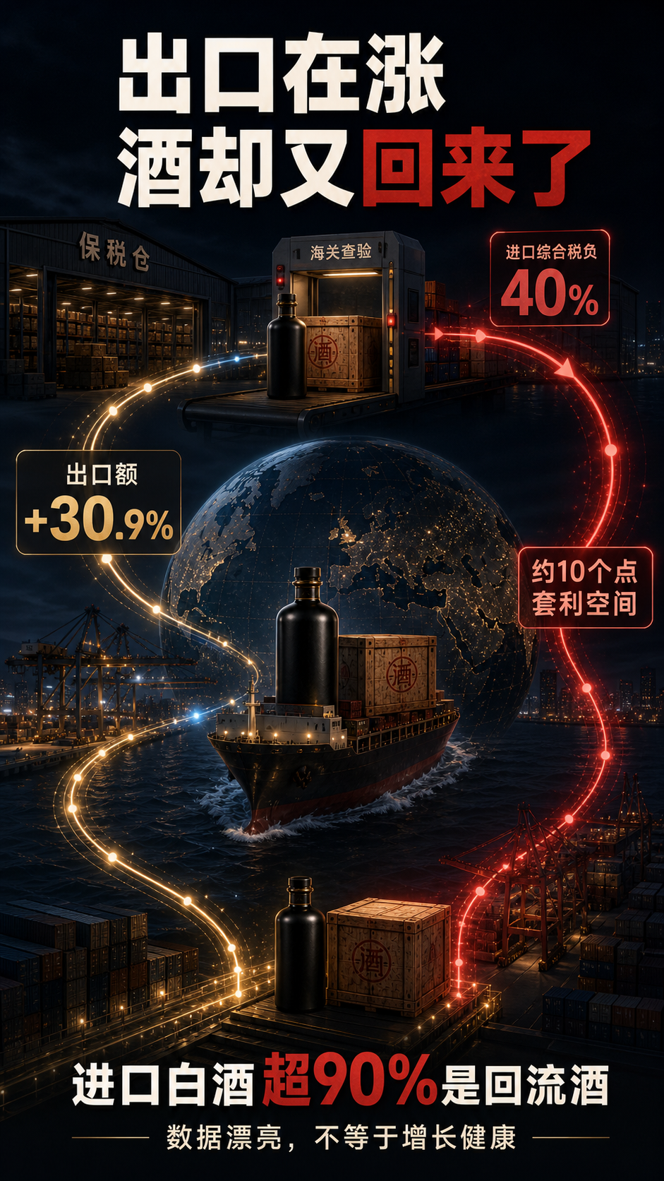 图片 白酒出海半年报,出口额涨30%,但90%的出口酒根本没出国(图2)