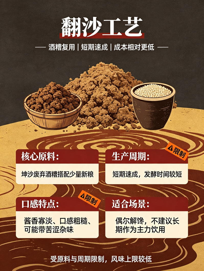 酱酒工艺科普：坤沙、碎沙、翻沙、串沙深度对比(图14)