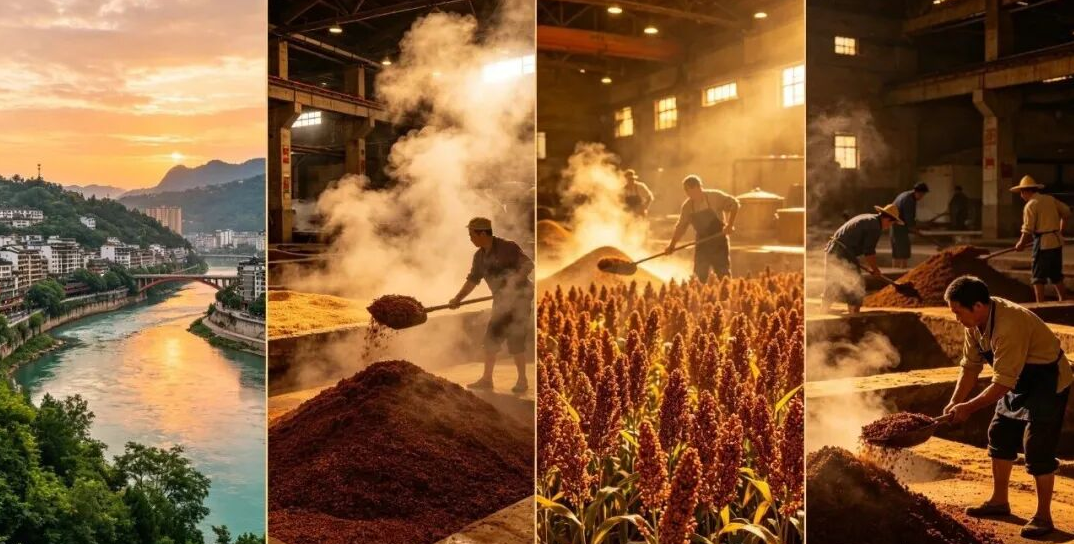 详解酱香酒酿造工艺12987之“1”代表什么?(图1) 详解酱香酒酿造工艺12987之“1”代表什么?(图1)