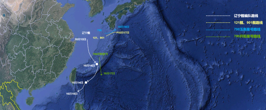 5.7万美日兵力压来，解放军黄海封海47天！辽宁舰前出石垣岛以南，东风-26连夜拉动(图4)