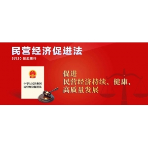 《民营经济促进法》今起施行！