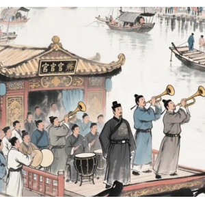 明代 · 王磐《朝天子 · 咏喇叭》